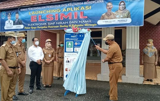 Bupati Merangin Launching Aplikasi ELSIMIL