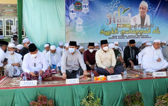 Waka DPRD Faisal Riza Hadir di Acara Haul Ke-11 Syeh Muhammad Ali Bin Abdul Wahab