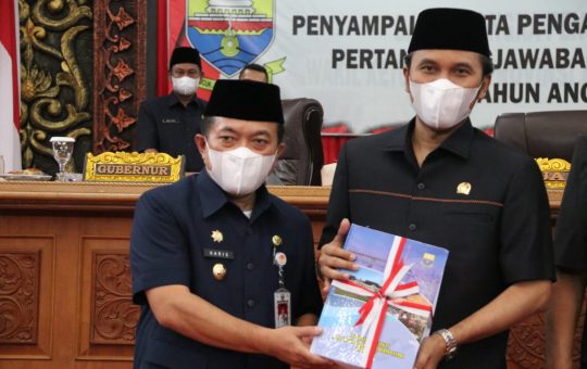 Al Haris Sampaikan Nota Pengantar LKPJ TA 2021