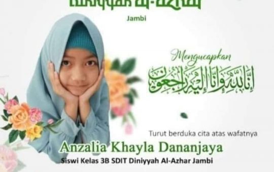 Siswi SDIT Diniyah Al Azhar Meninggal Dunia, Diduga Karena Dibully di Sekolah
