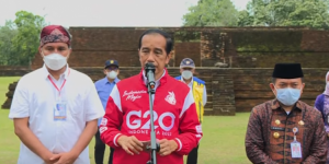 Presiden Joko Widodo didampingi Gubernur Jambi Al Haris tinjau KCBN Muaro Jambi (Foto: Capture video Sekretariat Presiden)