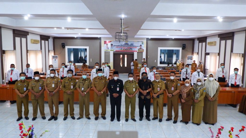 Wakil Gubernur Jambi, Abdullah Sani pada Pembukaan Pelatihan Kepemimpinan Administrator Angkatan VI Pemerintah Kabupaten/Kota se-Provinsi Jambi Tahun 2022. (Foto Sobirin)