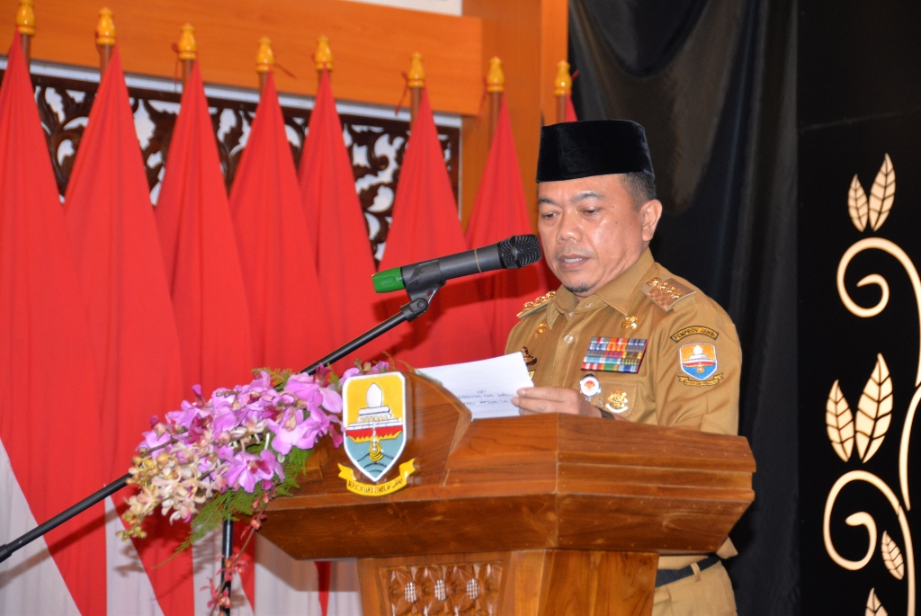 Gubernur Jambi, Al Haris, pada Pengukuhan DPD PAI Provinsi Jambi Periode 2019-2024. (Foto: Novriansah)