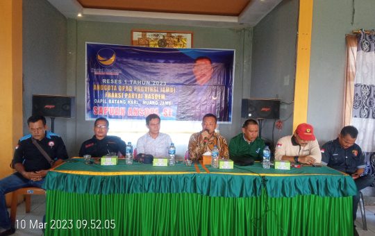 Fantastis, Sapuan Ansori DPRD Provinsi Jambi Sindir Tupoksi DPRD Batang Hari Terkait PAD