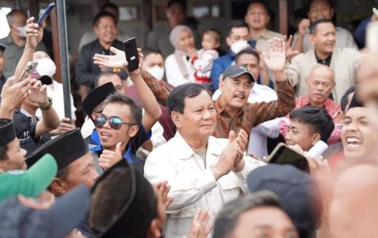 Elektabilitas Prabowo Subianto Terus Meningkat Tinggalkan Ginanjar Pranowo