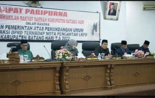 Ketua DPRD Batang Hari Tegaskan Pemkab Terkait Pengembalian Hasil Temuan BPK TA 2022
