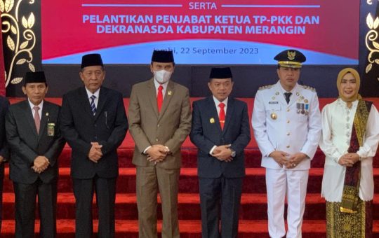 Ketua DPRD Jambi Hadiri Pelantikan Pj Bupati Merangin