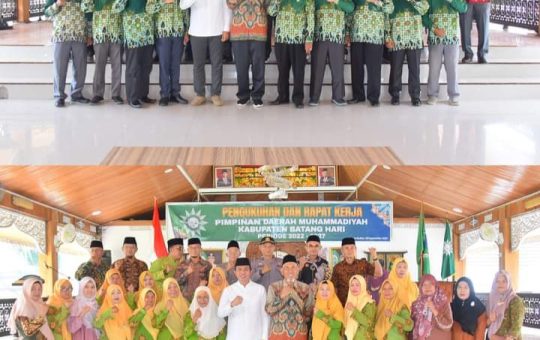 Fadhil Arief Hadiri Pelantikan Pengurus Muhamadiya di Batang Hari 2023/2027