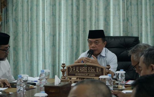 Gubernur Al Haris Dorong Pengusaha Percepat Penyelesaian Jalan Khusus Batubara