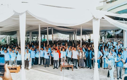 3000 Tim Pemenangan Alam Berajo Berikrar Siap Menangkan Haris-Sani