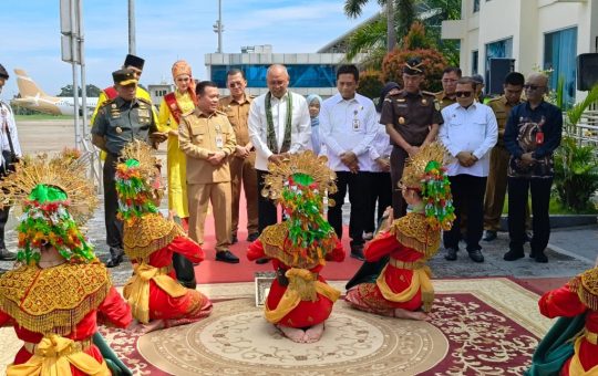 Tiba di Jambi, Al Haris Sambut Kunker Kepala Badan Siber dan Sandi Negara
