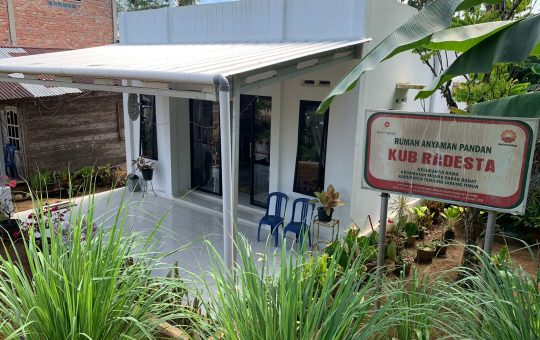 Bangun Rumah Produksi Anyaman Pandan, PetroChina Dorong UMKM di Jambi Naik Kelas