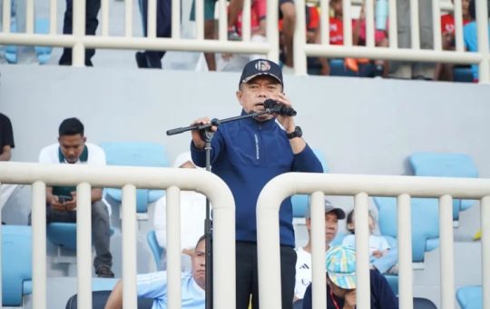 Gubernur Al Haris Targetkan Sepak Bola Jambi Bicara di Level Nasional Lewat Fasilitas Swarna Bhumi