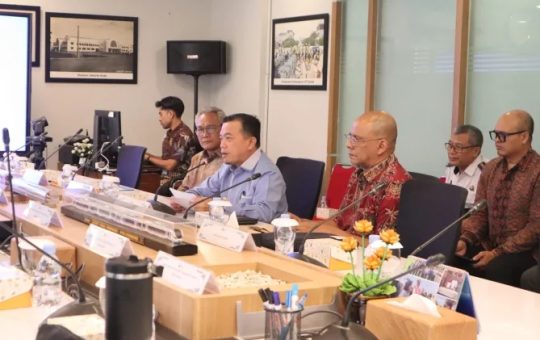 Sinergi dengan Kemenhub, Gubernur Al Haris Matangkan Rencana Jalur Kereta Api Batu Bara Bungo–Kemingking