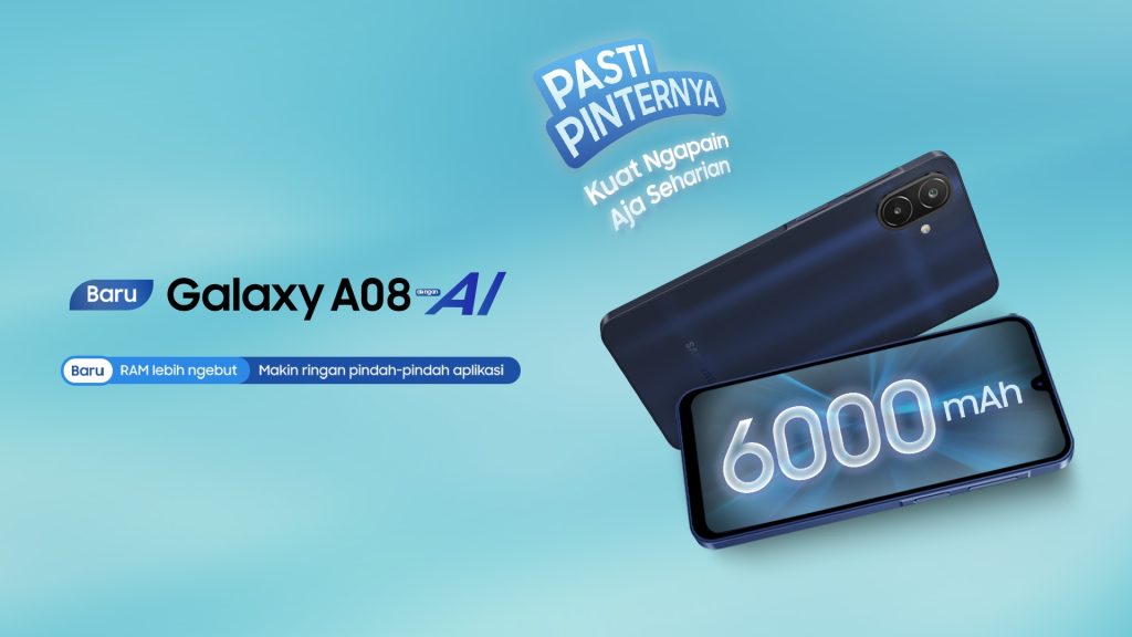 Galaxy A08 menjadi pilihan Pasti Pintar terbaru di Indonesia untuk menemani aktivitas sehari-hari penggunanya (Foto: Istimewa)