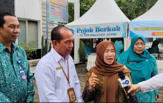 Hj Hesti Haris Bersama Poltekkes Kemenkes Jambi Gelar Pojok Berkah untuk Tingkatkan Gizi Masyarakat